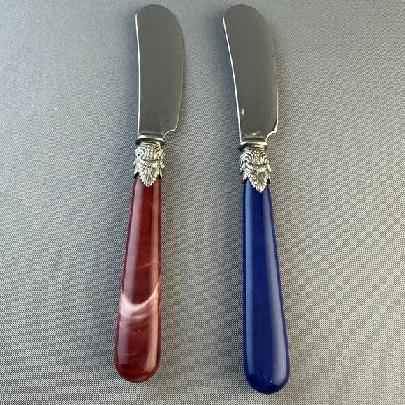 🍽️ Inox “Napoleon” Spreaders / Knives – Set of 2 – Made in Italy - Picture 1 of 4